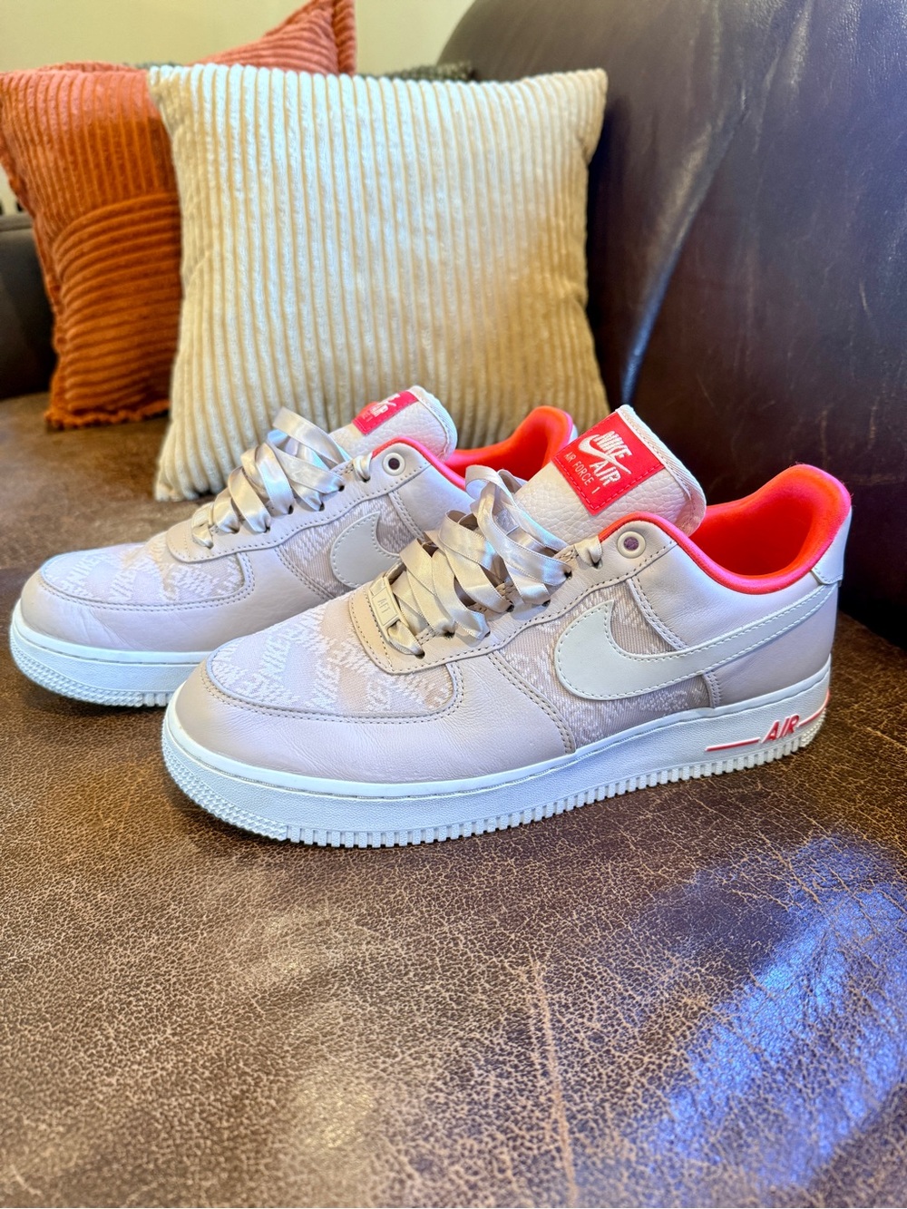 Nike Air Jordan 1 Elevate Low - Women’s 10 Hemp Sail Coral Pink Platform